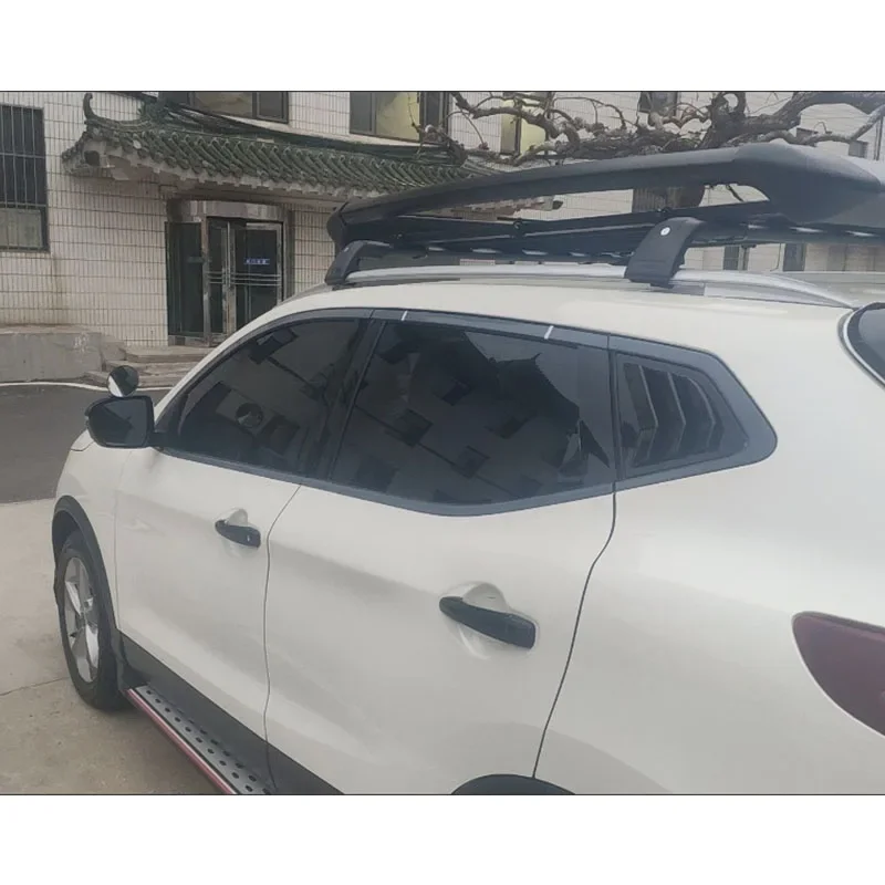 For Nissan Qashqai J11 2015-2020 2021 Stainless steel black Exterior Window Molding Strip Sill side Cover Trim Chrome delete