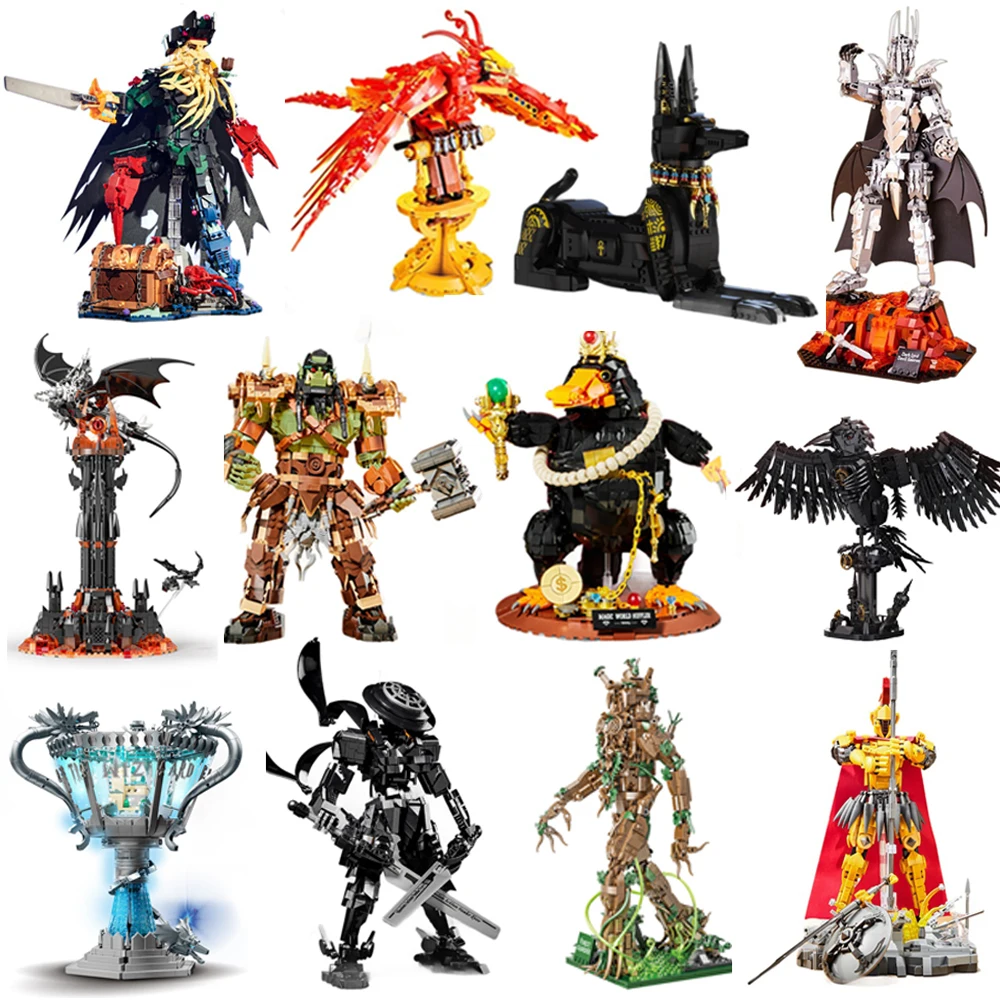 Fantásticas bestias alienígenas bloque de construcción Harry Potter Hedwig Niffler Animal mágico búho Dargon modelo Mini figura de ladrillo juguete para regalo