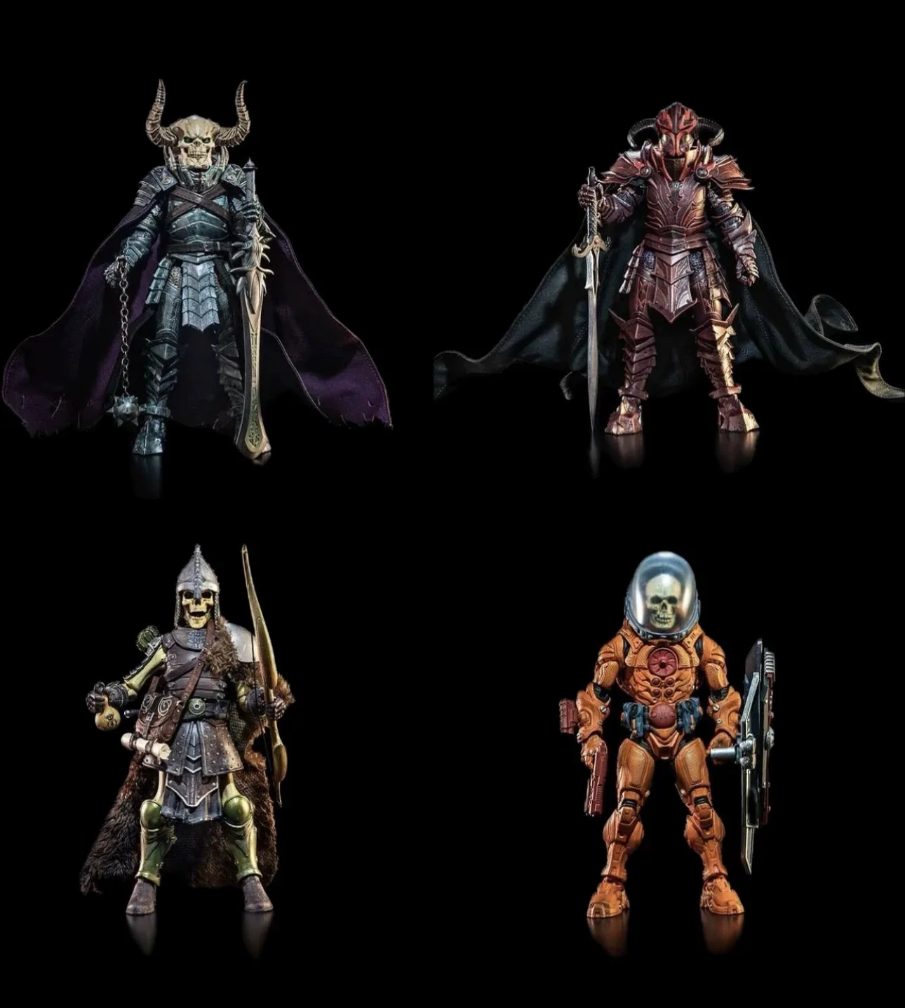 

[В наличии] Официальный сайт Four Knights Limited Blood Knight Brave Knight Big Head Demon Космический скелет и т. д.