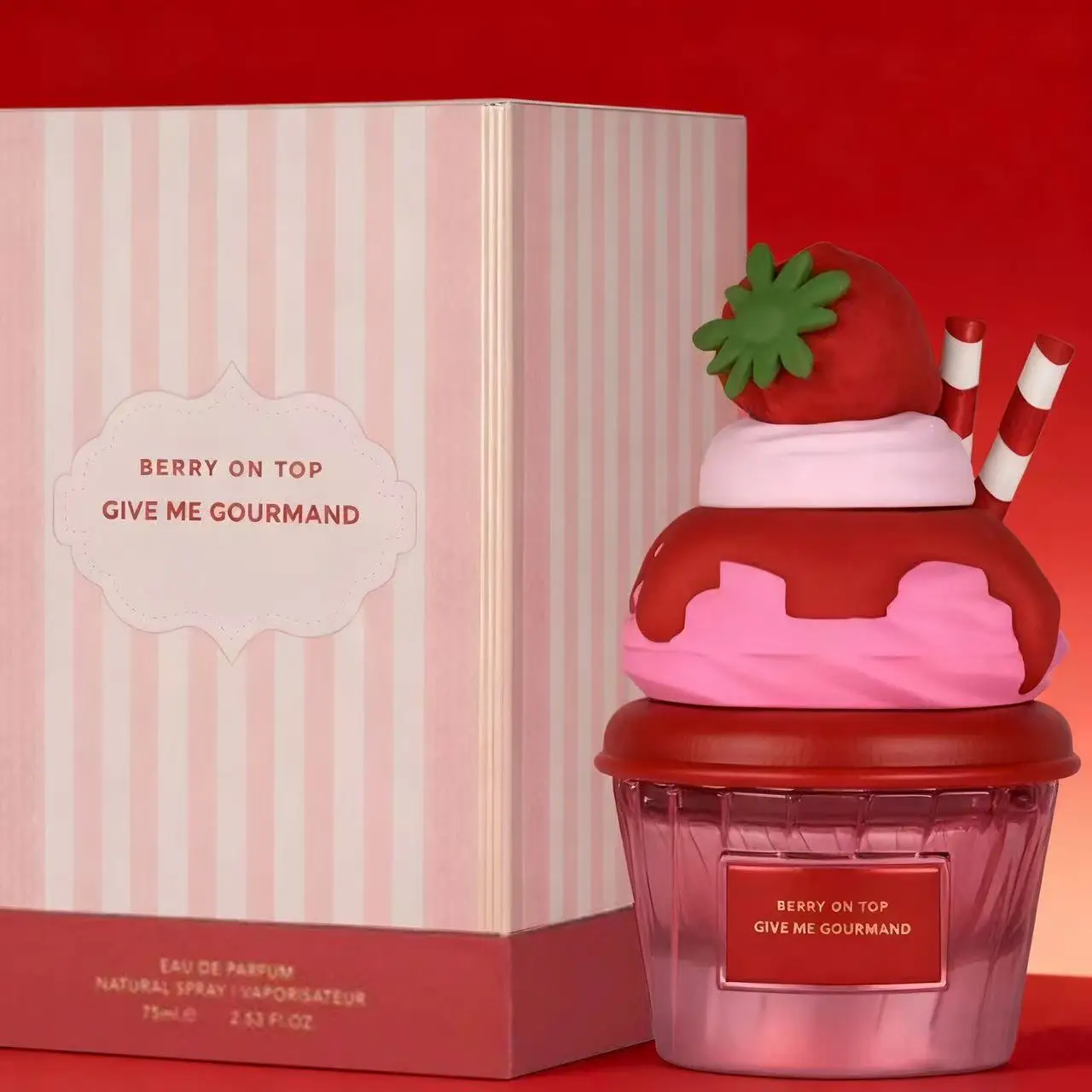 Perfume de 75 ml Más Vendido, Perfume en Aerosol con Aroma a Helado para Mujer, Feromonas para Coquetear, Aroma Dulce y Duradero, Regalo de Cumpleaños para Mujer