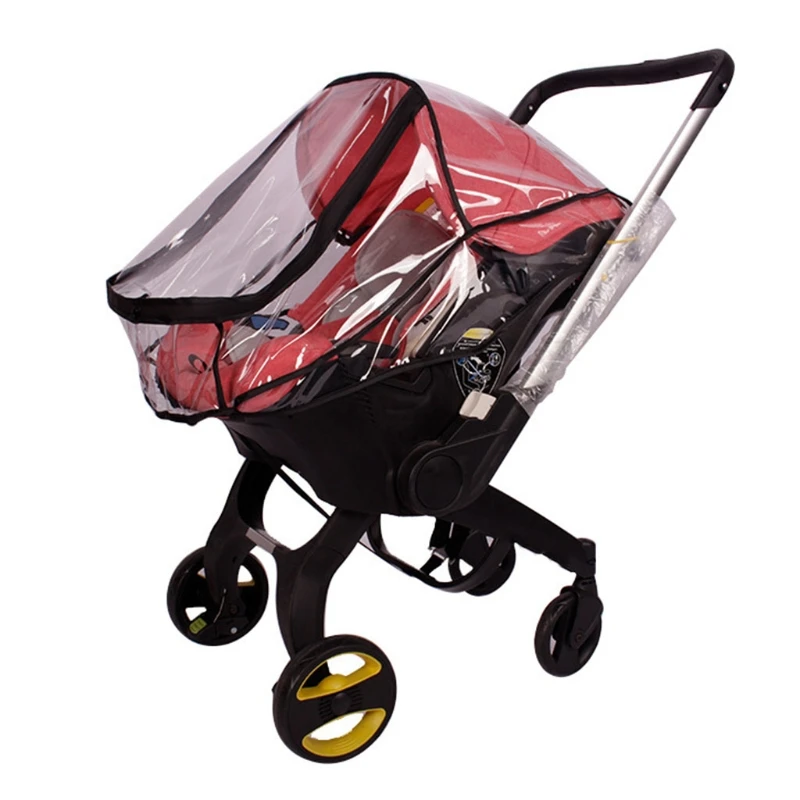 Baby Kinderwagen Regen Abdeckung Baby Auto für Sitz Wasserdicht Winddicht Transparent Sh