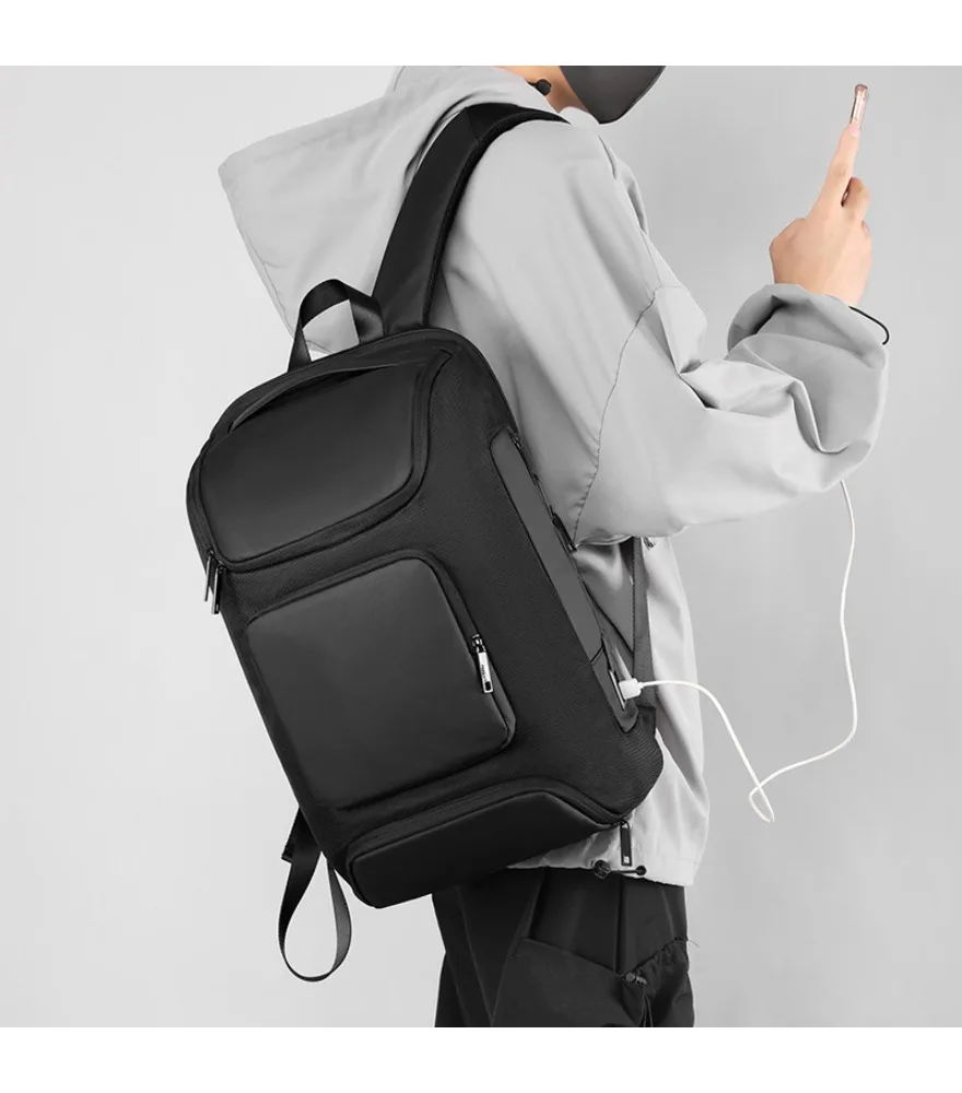 Backpack usb charging outdoor travel bag large capacity multi-layer luggage business attendance multi-function