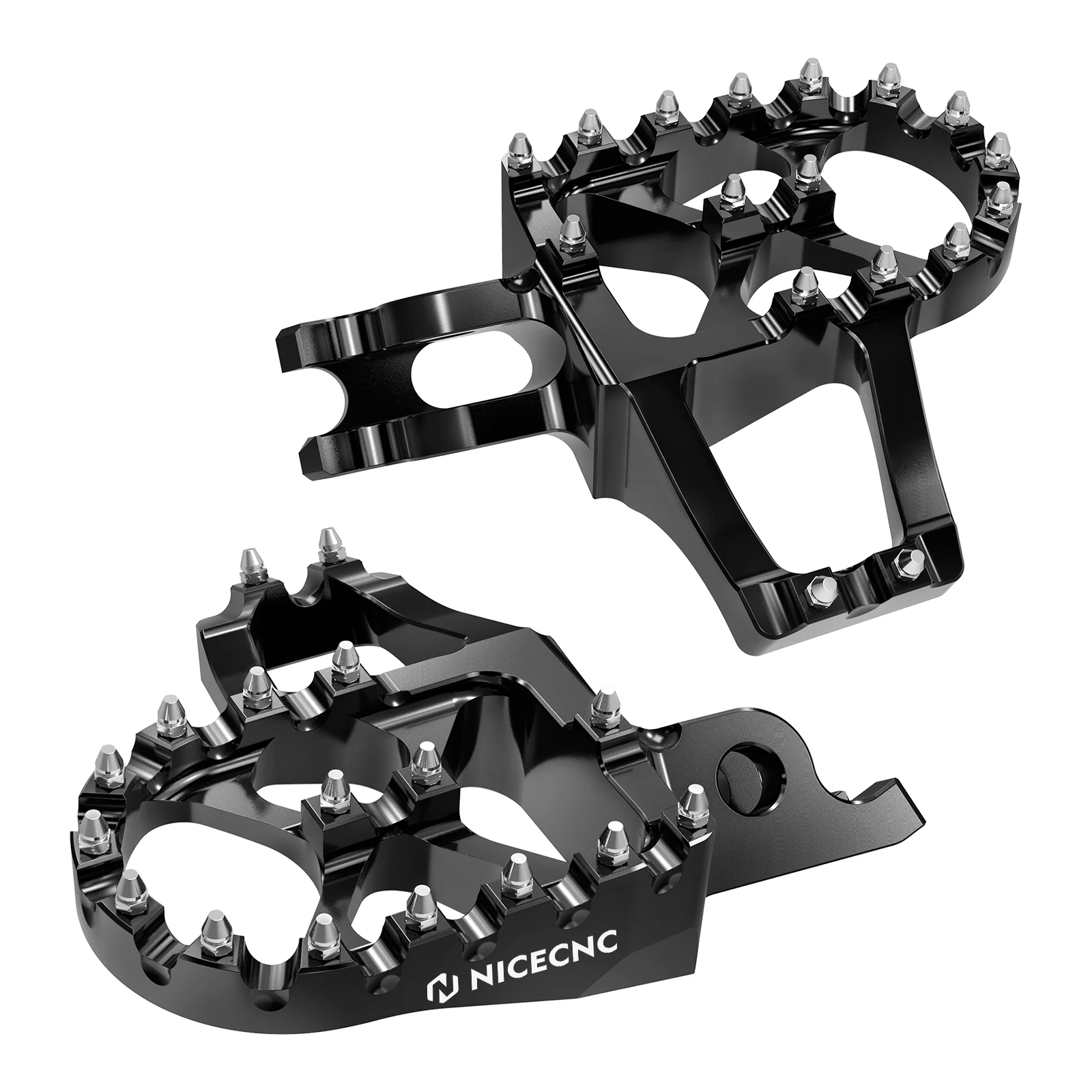 NICECNC Air EXT Footpegs Footrests For Honda CRF250RX CRF450RX 19-23 CRF250X CRF450X CRF250L/M CRF250 RALLY CRF300L CRF300 RALLY