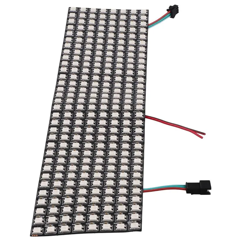 SHGO-2X WS2812 Led Programmable Light Individually Addressable Flexible For Video Display, DC5V (8X32)
