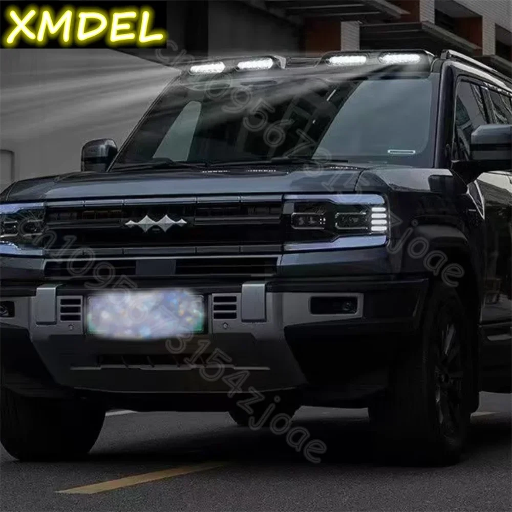 

Car LED Roof Searchlight Auxiliary Light Modified Car Roof Spotlight Car Exterior Off-road Upgrade Parts Fit for BYD Leopard 5