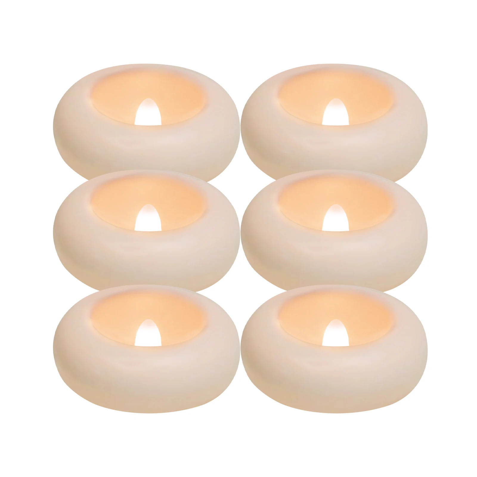 12/24 Stuks Vlamloze LED Drijvende Kaarsen Waterdicht Vlamloze Theelichtjes Flikkerende Verlichting voor Zwembad Bad Bruiloft Decor
