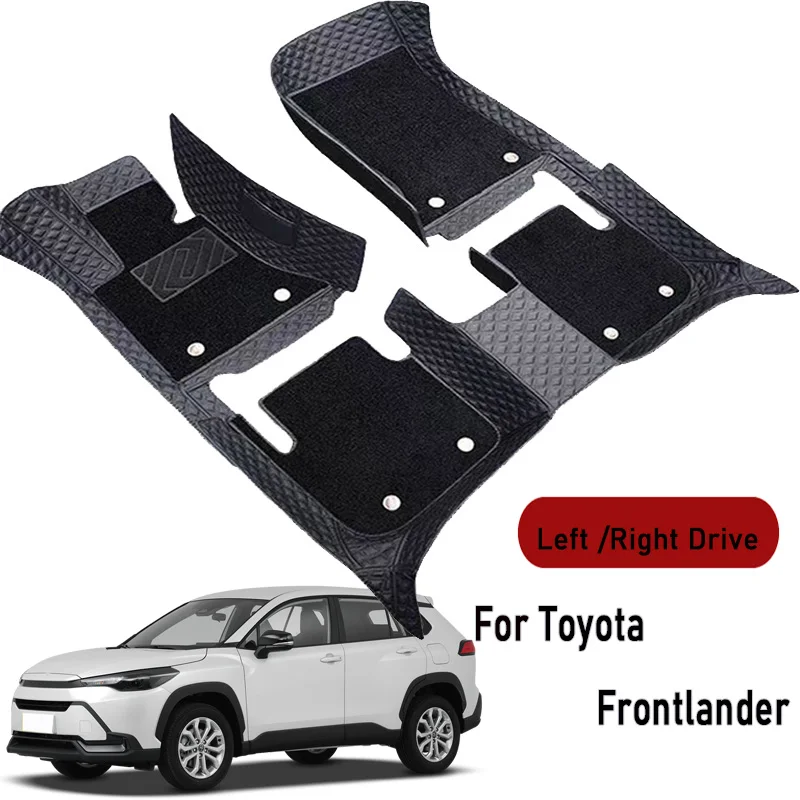 Car floor mats for Toyota Frontlander 2022 2023 2024 2025-2026 Customauto foot Pads automobile carpet cover interior accessories