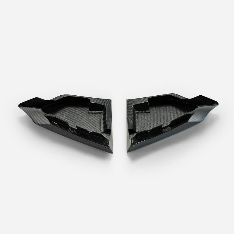 19+ A90 Tipe Double Carbon Car Part Rear Bumper Side Spat Trim