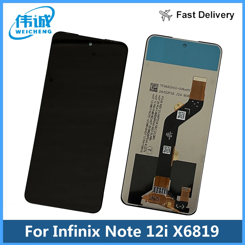 

6.82 inch Tested For Infinix Note 12i X6819 LCD Display Touch Screen LCD Sensor Digitizer Replacement Infinix Note 12i Display