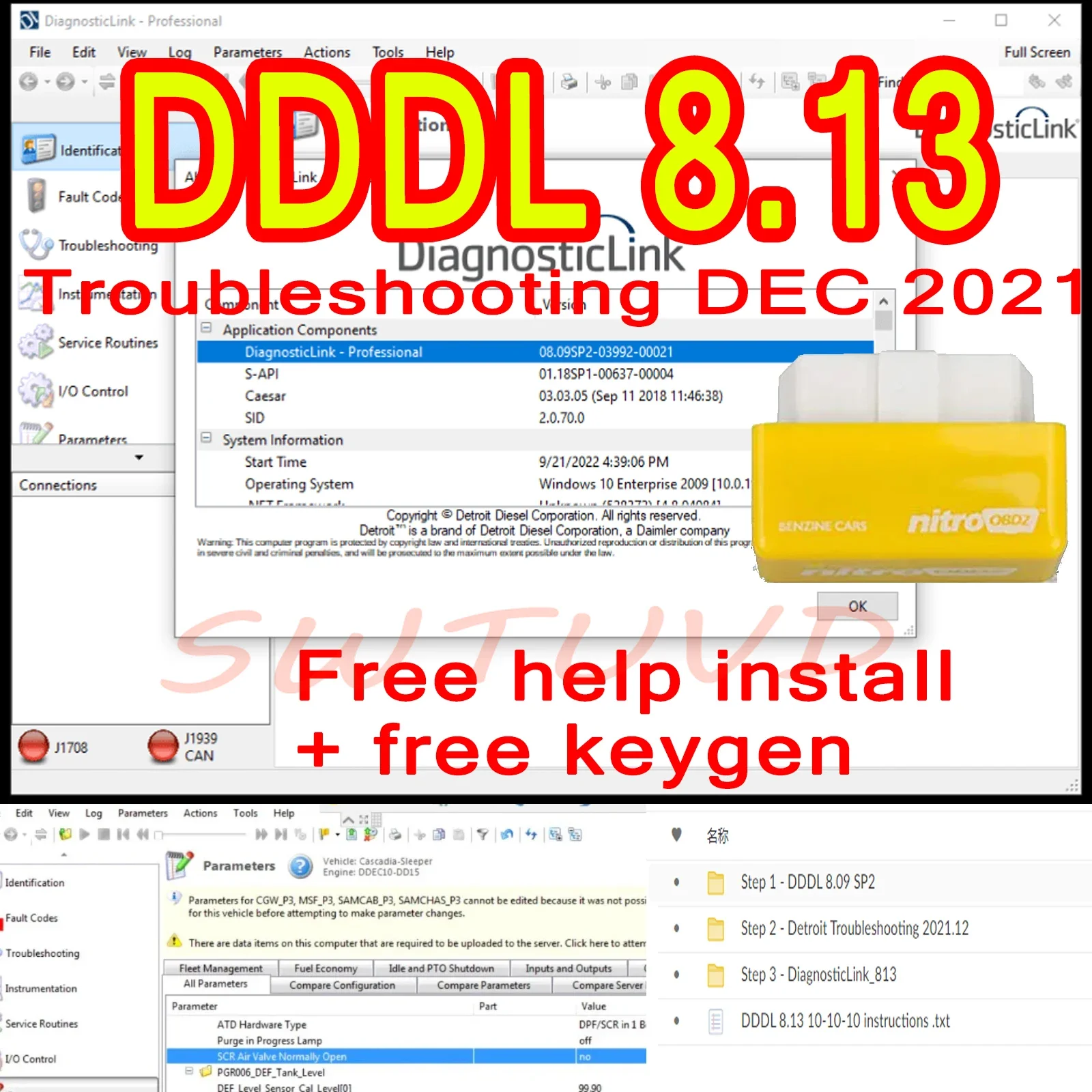 

2024 Hot Version DDDL 8.13 SP3 +unlocked Keymaker+Troubleshooting DEC 2021+ DDDL 8.13 Free Help Install with Keygen Install Help