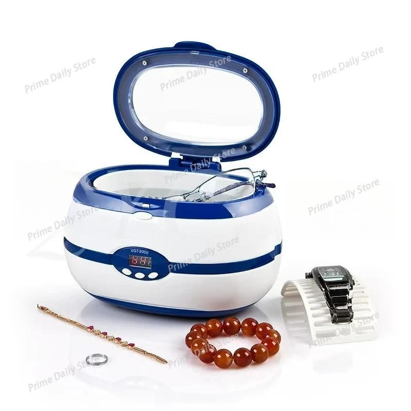 VGT2000 Ultrasonic Cleaner, Household Multi-functional Cleaning Machine for Jewelry, Watch, Denture & Contact Lens