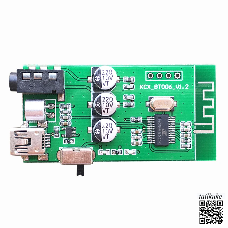 

Wireless Bluetooth Audio Receiver Board Module 4.2 Circuit Receiver Board Stereo High Quality Audio Output