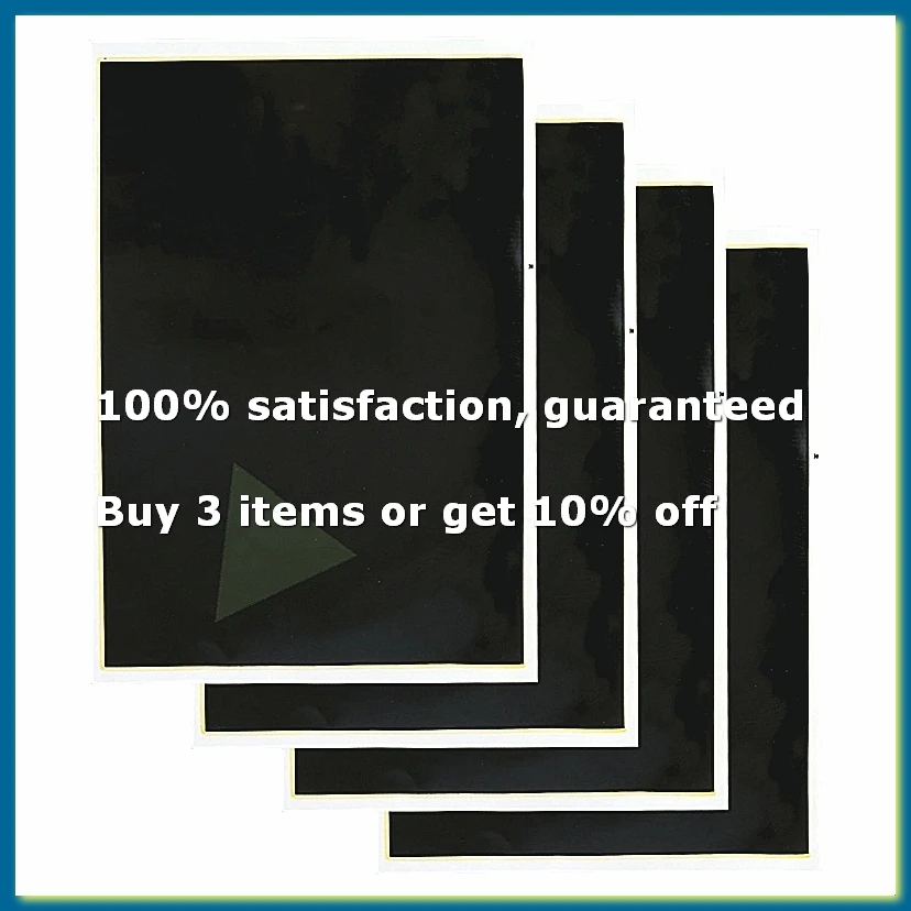 4 PCS Black Laser Engraving Marking Paper, 39x27CM Dimming Paper Engraving Test Focus Paper, for Glass, Metal Ceramic-A20R