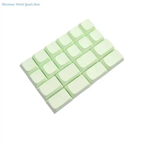 A3PD 76PCS XDA Profile No Engraved PBT Blank Keycap for Ergodox Mechanical Keyboard
