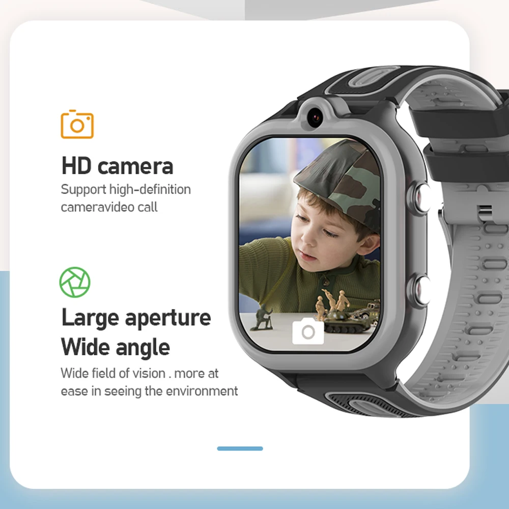 VALDUS 2025 Neue DF91 Kinder Smartwatch 8 GB Speicher WIFI GPS Positionierung SOS SIM Karte 30 W Kamera App Shop Video Anruf Kinder Uhr
