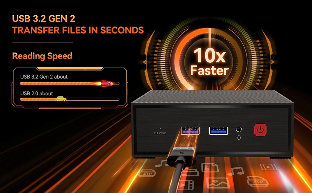N150オフィスミニPC NUC 2*HD LAN Realtek RTL8111 WiFi5/6 Bluetooth5.2 新型マイクロデスクトップコンピューター DDR4 RAM Windows 11搭載