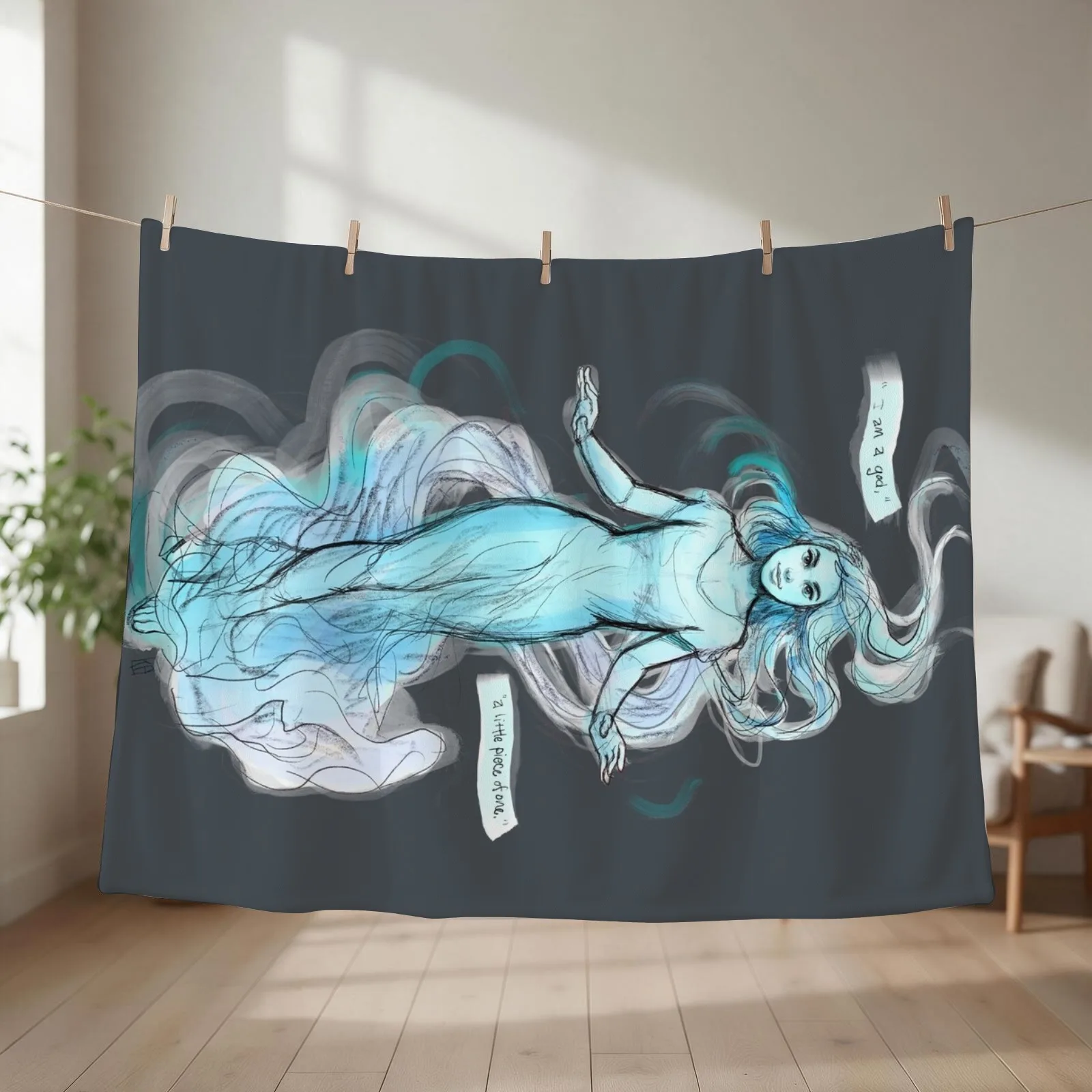 Wind Spirit Throw Blanket couch cozy soft plush fuzzy picnic outdoor blanket