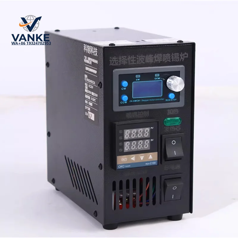 Selective Wave Soldering Reflow Oven Independent Digital Display PCB Repair Soldering / Wire Tinning Full Solder Joints with Uni