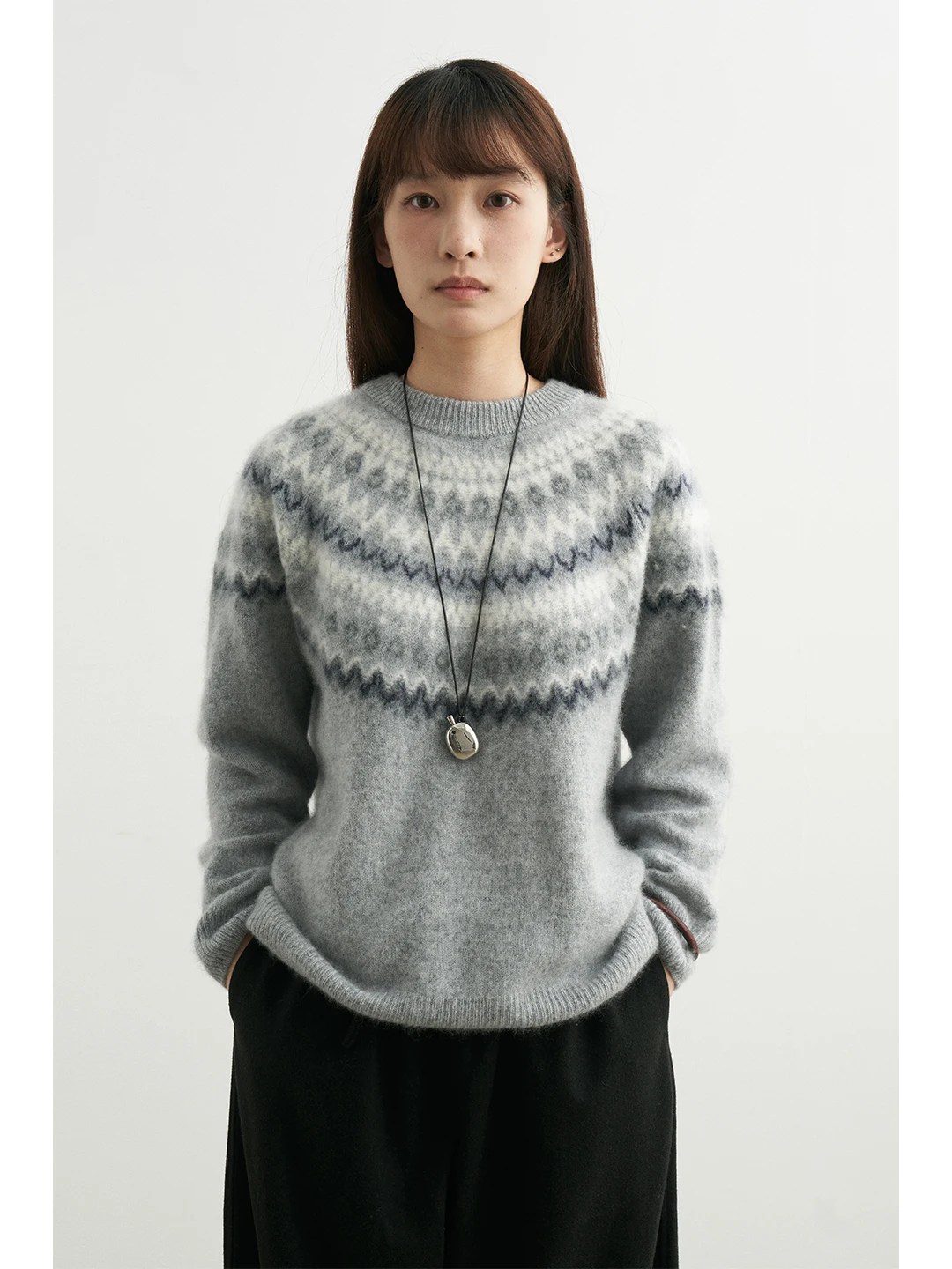 

Свитер женский Ertang Ultra Soft из 100% шерсти, с длинным рукавом, комфортный, свободного кроя, с круглым вырезом, вязаный, для осени и зимы