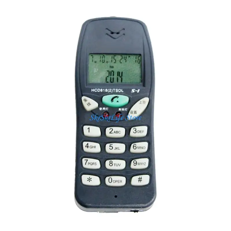 E65E Corded Telephone With Caller Identification For Communication Line Checking Machine Networking Line Checking Tool