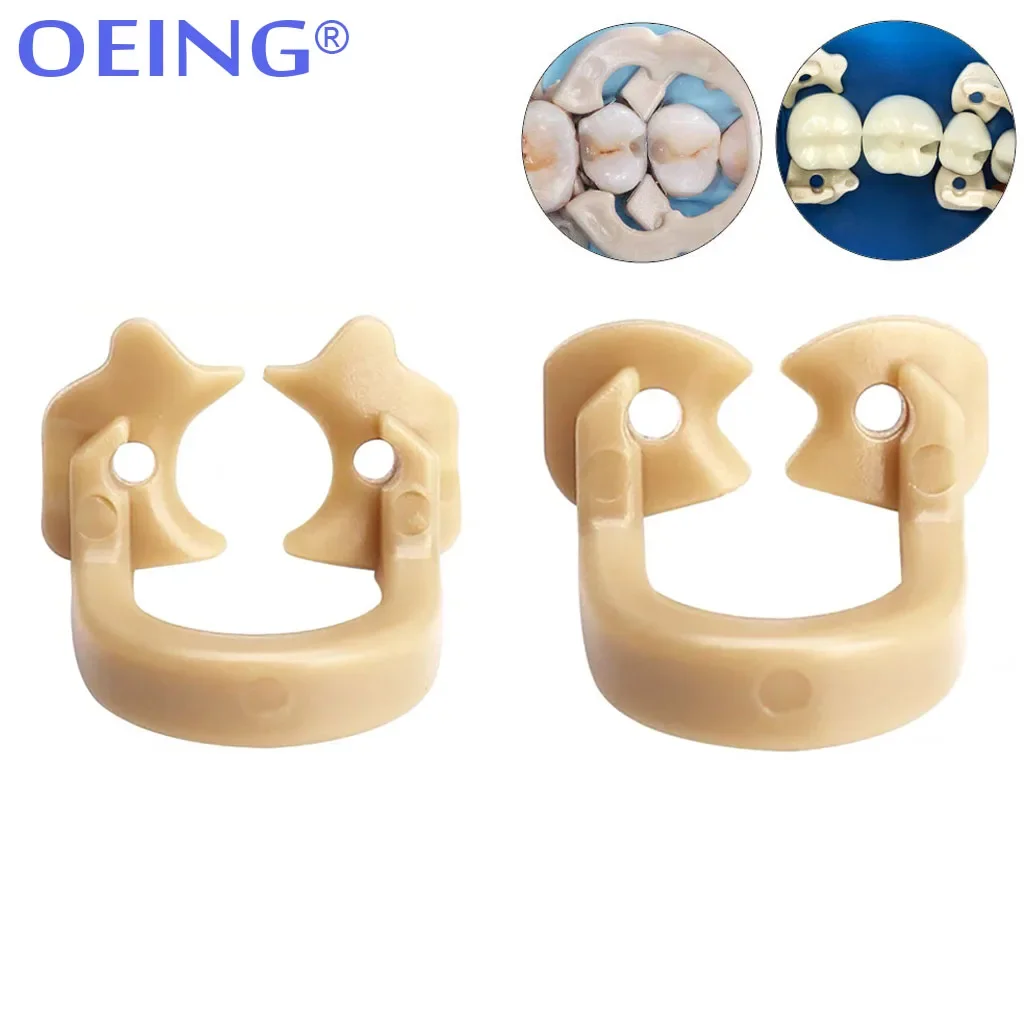 Dental Rubber Dam Clamps Matrix Fixed Clamp Long Short  Resin Matrix Ring Clips Autoclavable For Dental Lab Dentist Product