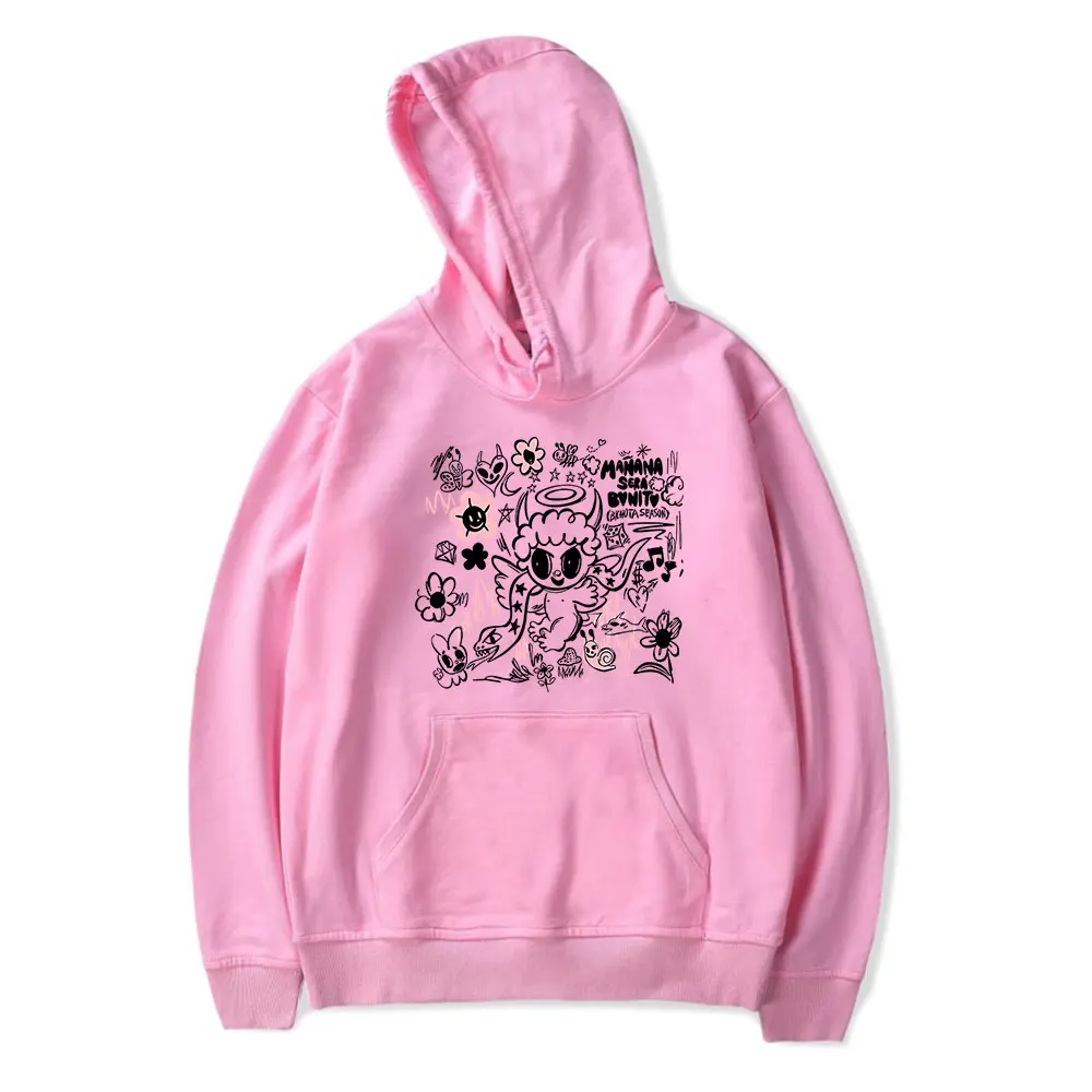 Karol G Hoodies Mañana Será Bonito Bichota Season Album Merch Print Men women Clothes Autumn Winter Sweatshirts