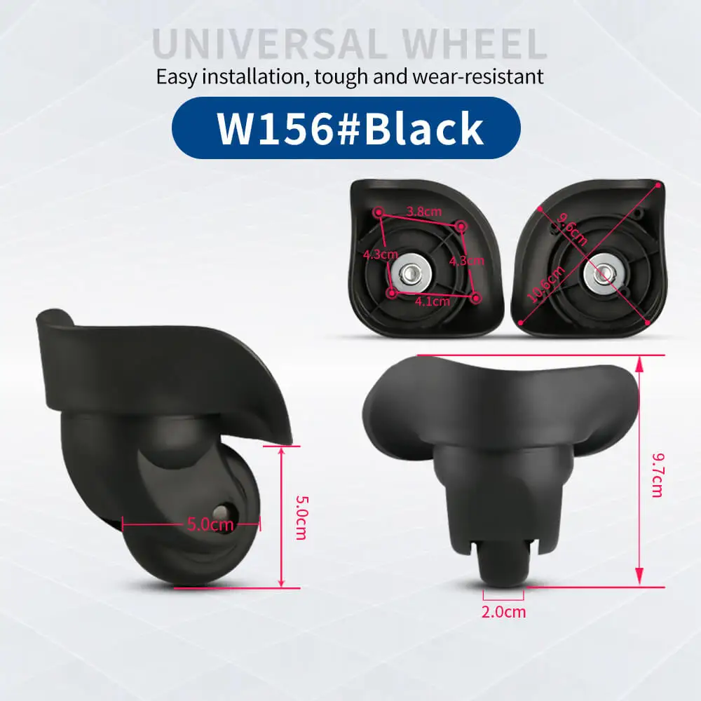 Hongsheng Koffer Universalrad Trolley-Rad Zubehör Passwort-Reisekoffer Geräuschlose Universalräder zur Reparatur und zum Austausch – Detail 15
