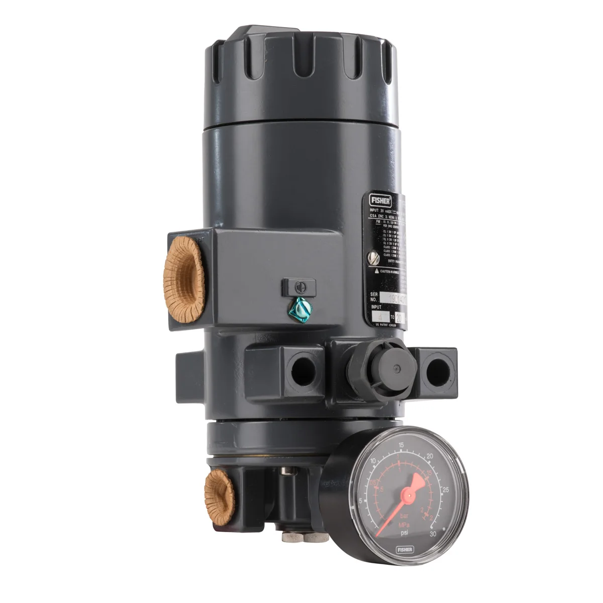 &* Fi Sher 646 Transducer With 67CFR Filter Regulator Power Plant Refinery Pharmaceutical