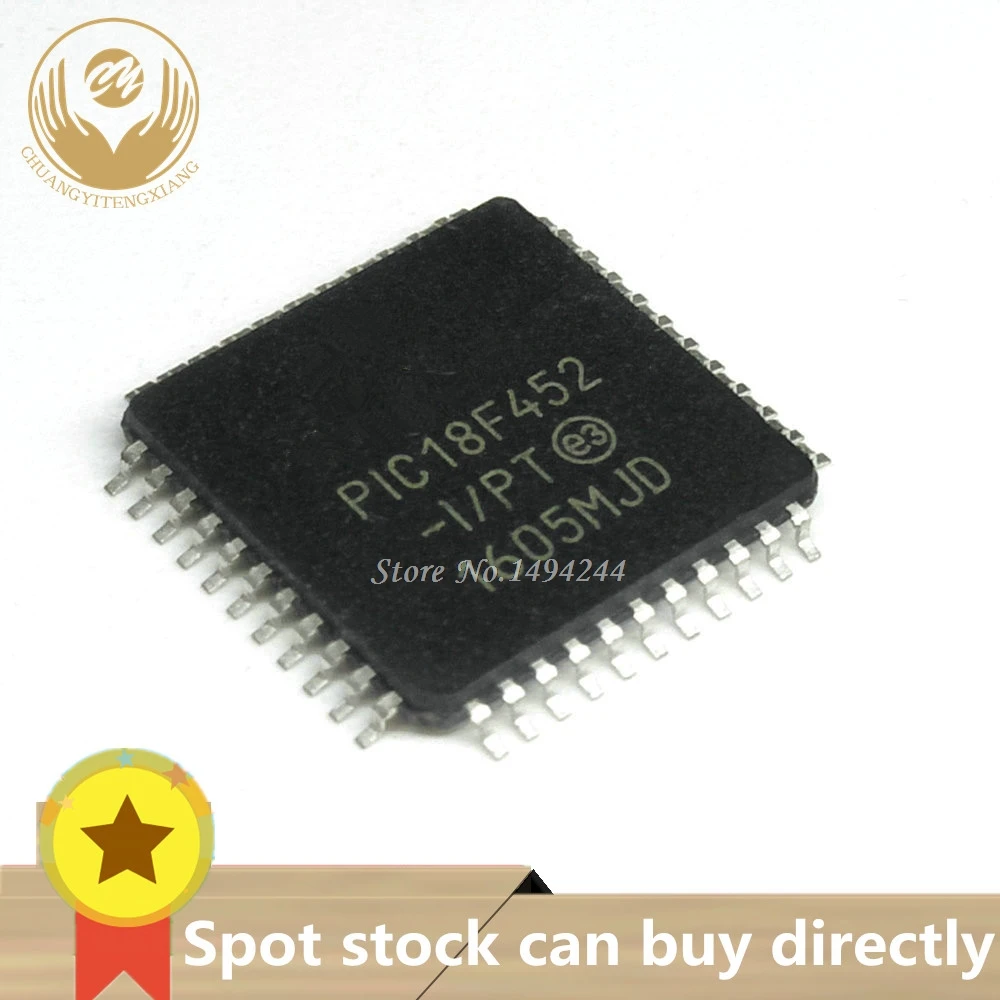 

New original Spot PIC18F4520-I/PT PIC18F4520 18F4520 TQFP144 IC MCU 8BIT 32KB FLASH 44TQFP 10PCS/LOT