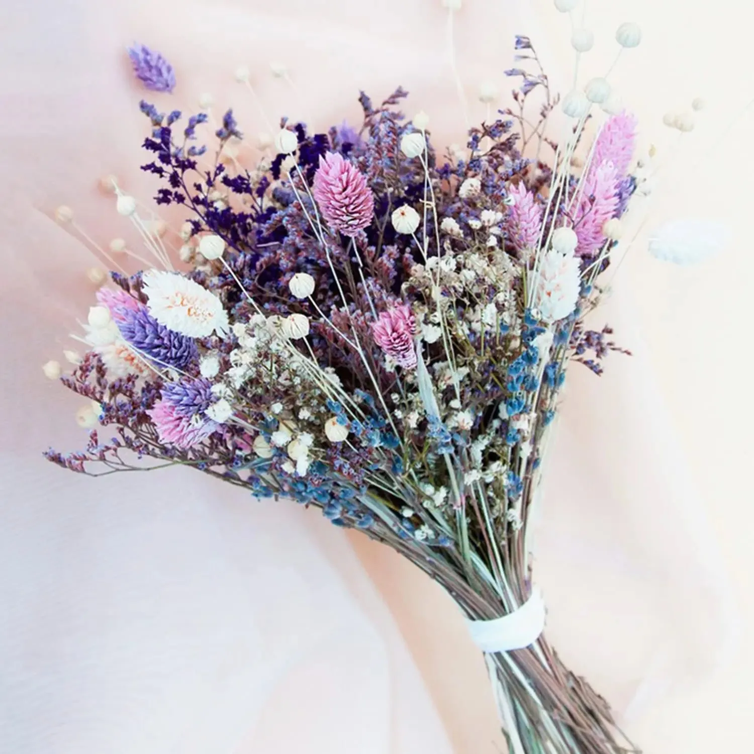 

Natural Bunny Tail Grass Dried Lavender Flower Bouquets Bridesmaid Bouquets Wedding Bouquets for Home Decor DIY Gifts Photo Prop