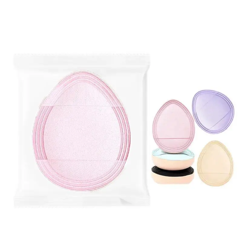 Mini bouffée de poudre pour les doigts, coussin d'air épais, correcteur, fard à joues, éponge de maquillage douce, utilisation humide et sèche, outil de beauté pour les détails du visage, 1/3 pièces