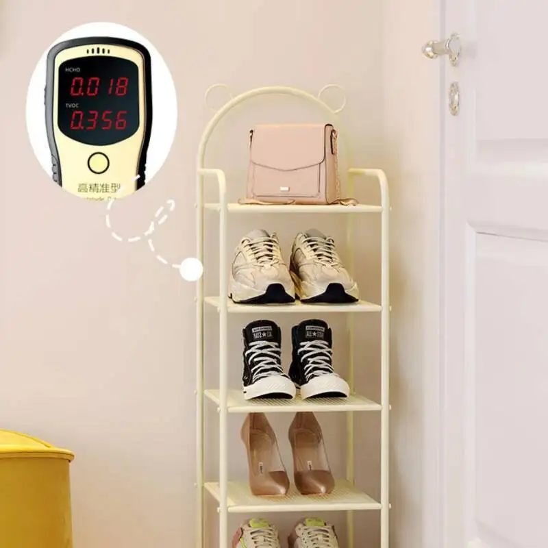 3 طبقات تصميم خزانة خذاء قوية جميلة توفير المساحة المنظم رف الأحذية غرفة المعيشة أثاث Armario De Zapato الحديث #6