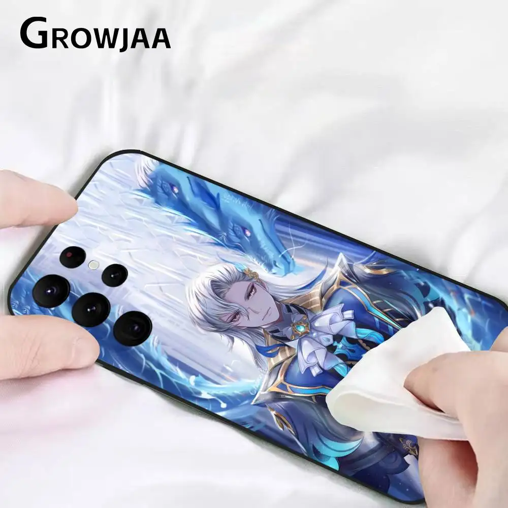 حافظة لهاتف سامسونج جالاكسي S24 Ultra S22 S23 Ultra S21 S20 5G من السيليكون الناعم لهاتف سامسونج جالاكسي S24 Ultra S22 S23 Ultra S21 S20 5G #3