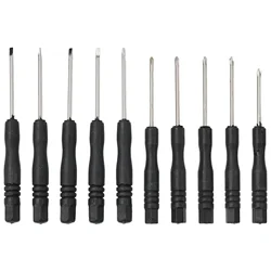 10pcs Precision Small Screwdriver Set Cross Slotted Screwdriver Screw Driver Kit For Phone Tablet Disassemble Repair Hand Tool