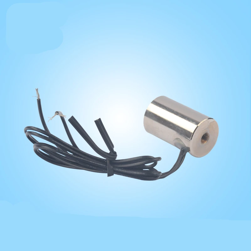 Miniature Suction Cup Electromagnet P16x25 Disk Small Cylindrical Iron 12V 24V 2.4W 20N