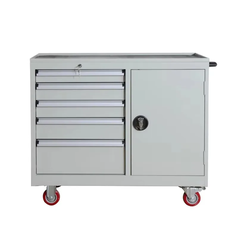 Tool Box Heavy Duty Cart Steel Rolling Tool Box with Lockable Door