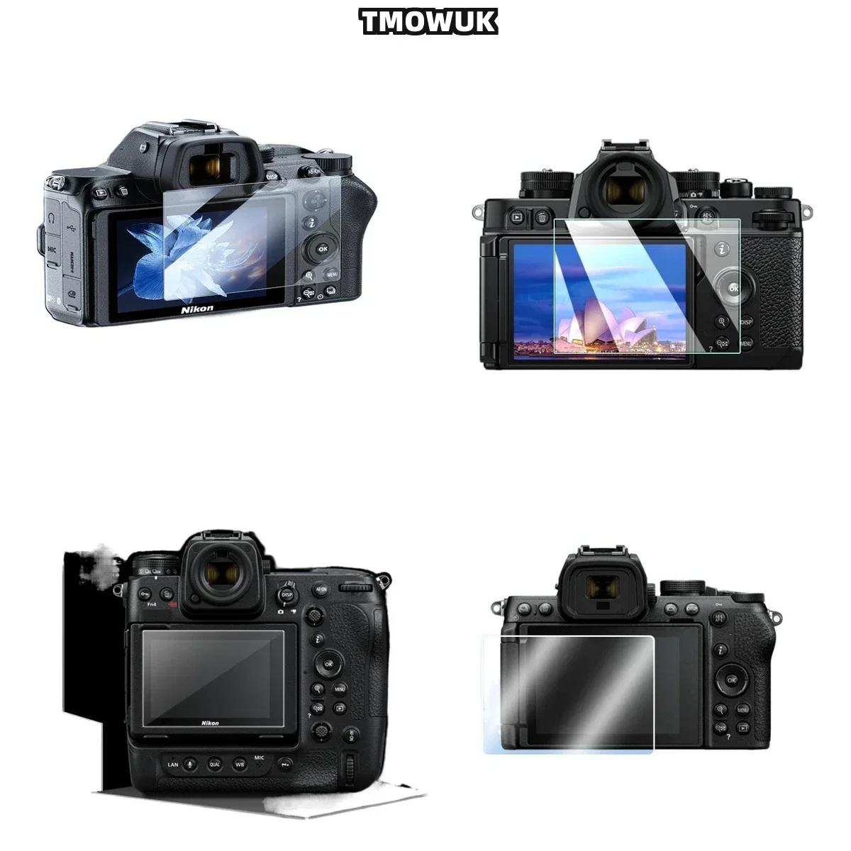 

For Nikon Z50, Transparent 9H Hardness Film, Guards Your Display
