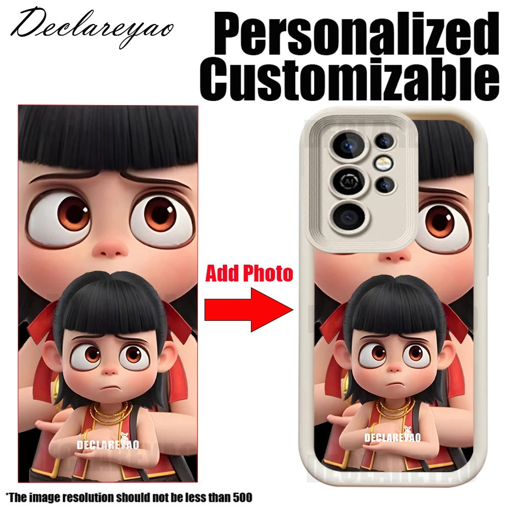

Photo DIY Picture Customize Image Mirror Hard Coque For Samsung Galaxy S25 Ultra S24 FE S23 S22 S21 5G S20 Plus Case Cover Matte