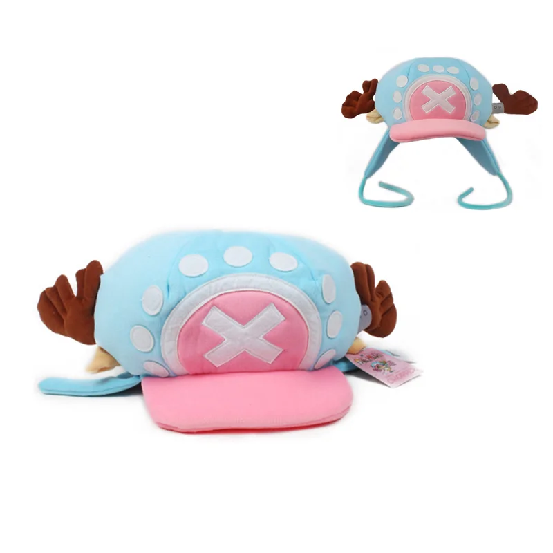 Anime Tony Tony Chopper Cosplay Hat Plush Cotton Hat Warm Hat Cartoon Cap Gift Prop Accessories