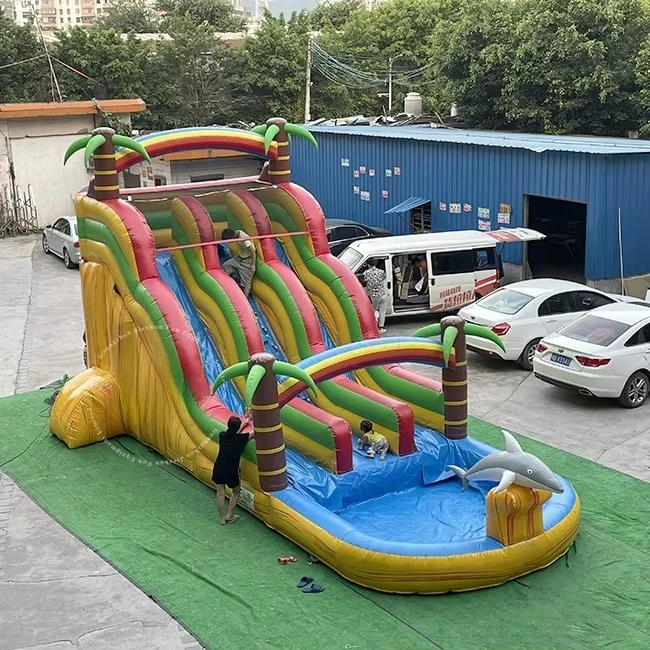 China Lake Adults Commercial Grade Big Inflatable Park for Sale Backyard Water Slides with Factory Price