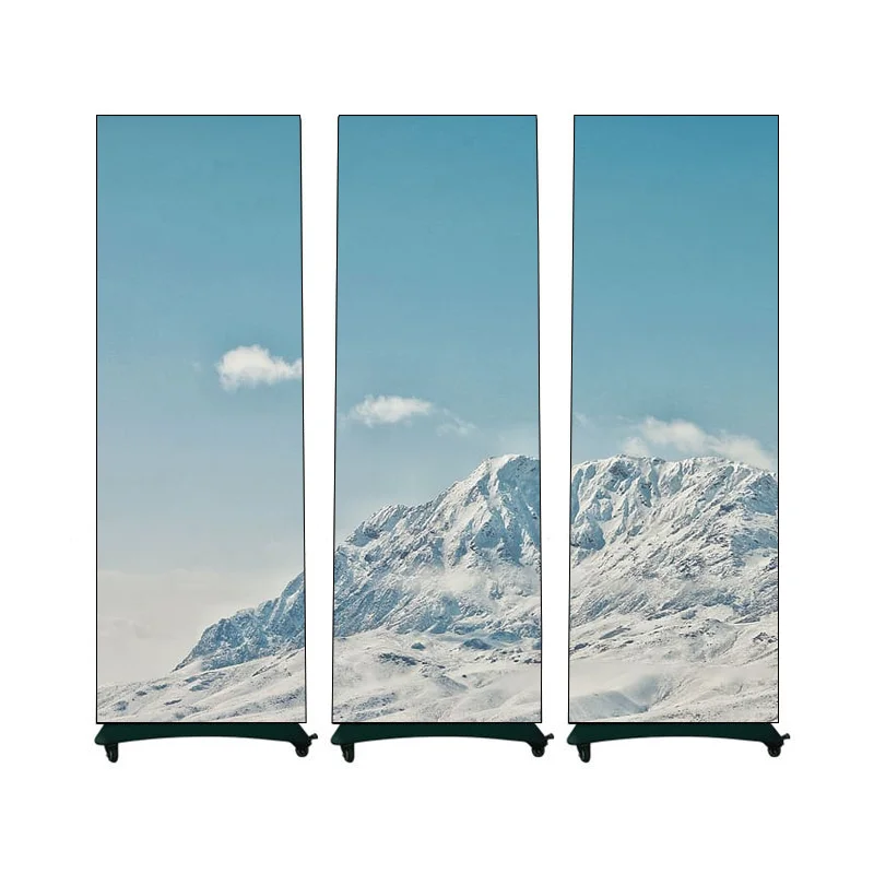 Customizable High Quality Suppliers Customization Smart Wifi 4g Usb Movable Advertising Indoor Led Mirror Screen
