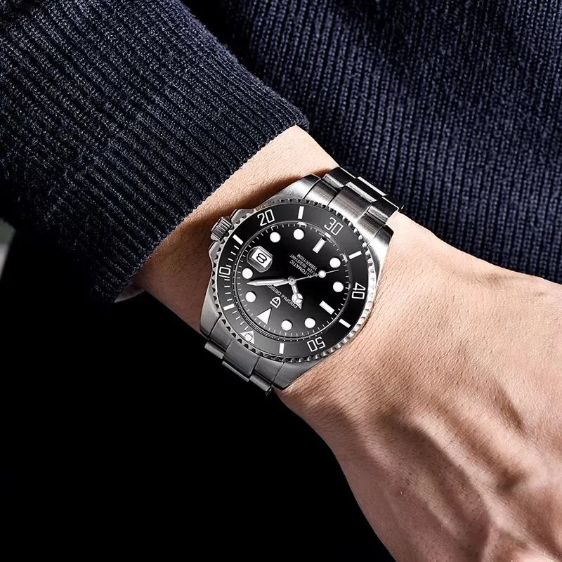2026 New PAGANI DESIGN Diving Mens Mechanical Watches Luxury NH35 Automatic Watch For Men AR Sapphire Mirror Waterproof Luminous
