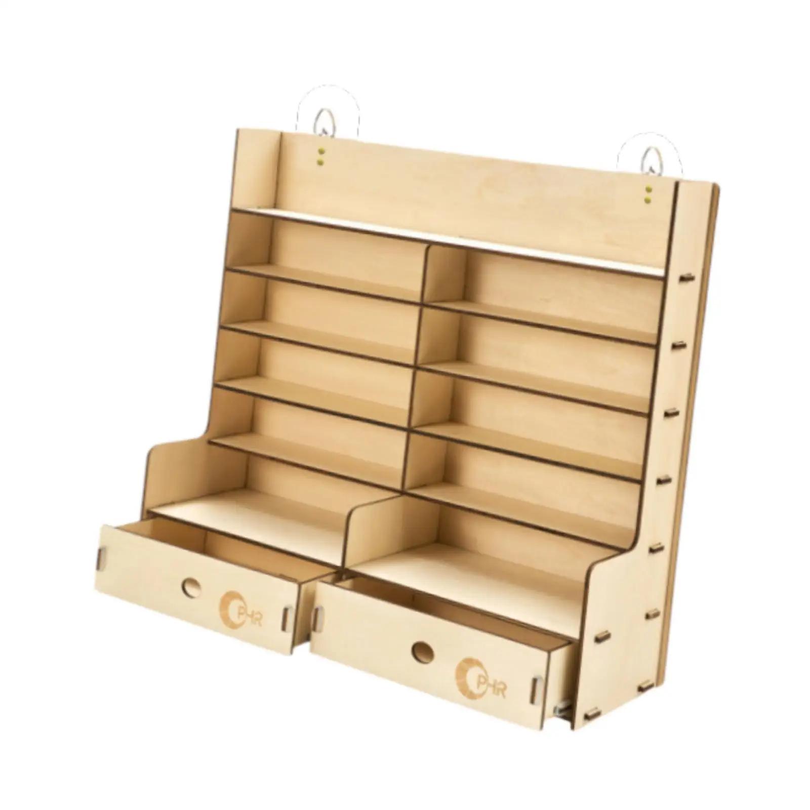 

Wall Mount Model Paint Storage Organizer for Hobbyist Lightweight 45x38.5cm