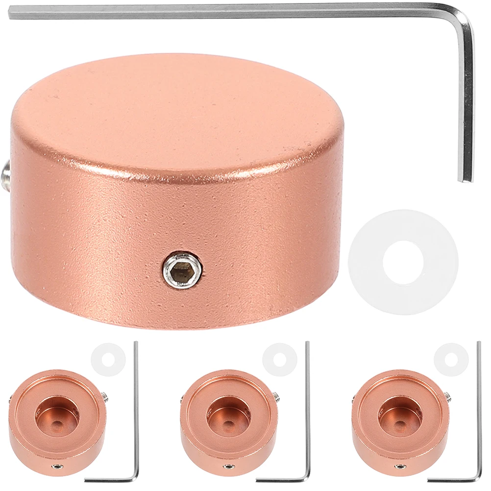 

Effect Knob Guitar Pedal Footswitch Topper Toppers Cell Phone Caps Button Rose Gold