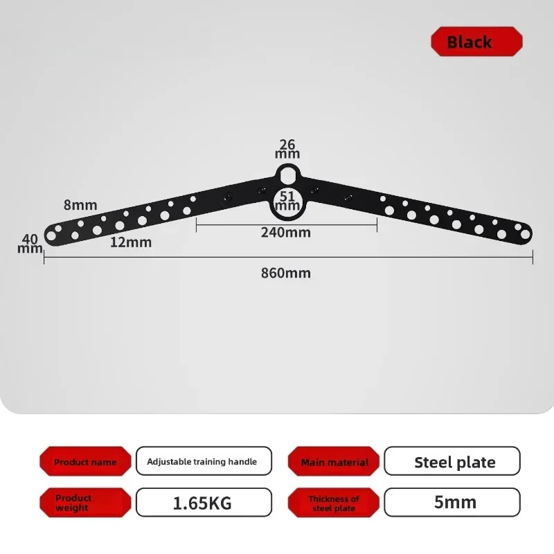 Ergonomic Multi Grip High Pull Down Bar Heavy Steel Swivel Bearing Cable Machine Attachment Back Arm Muscle Strength Home Gyms