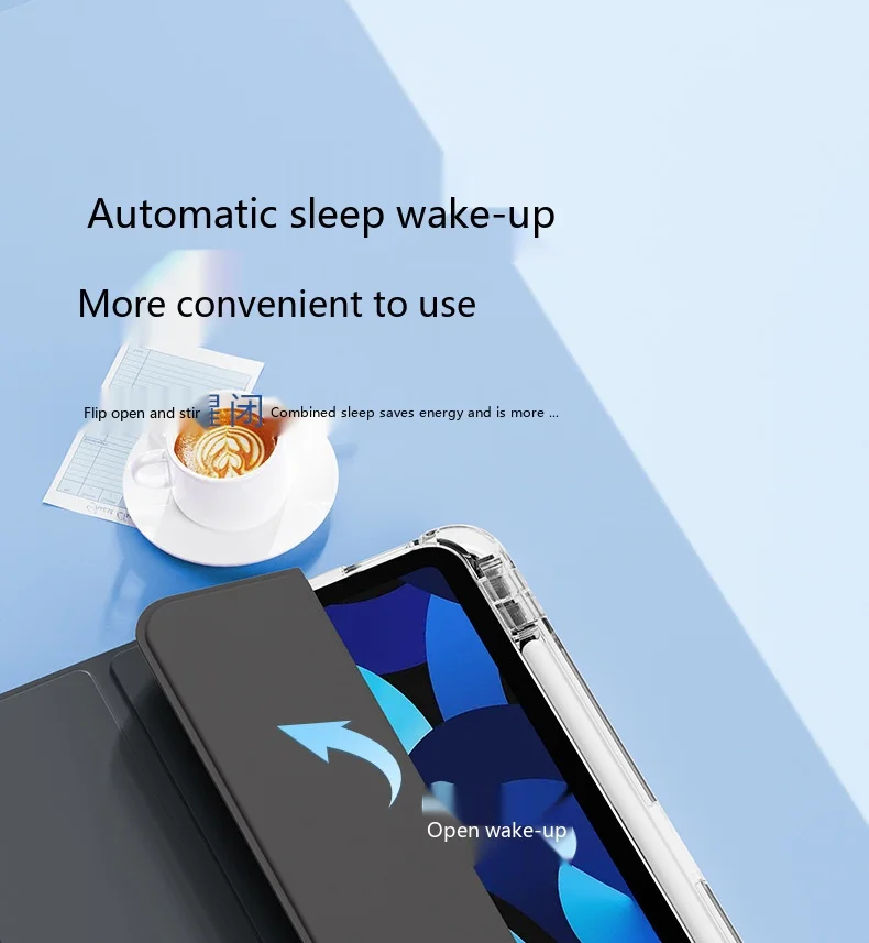 Für Huawei MatePad Honor Pad 13,2 12,2 12,1 11,5 11 10,8 10,4 Zoll Acryl Dreifach Faltbare Anti-Biege-Hülle – Detail 10