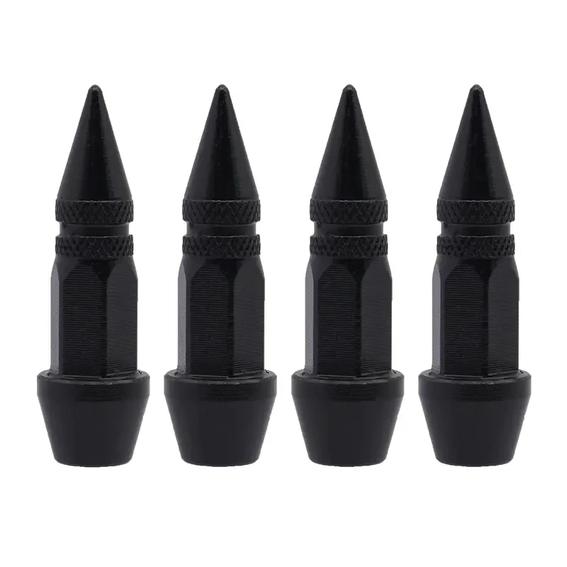 4pcs Tire Valve Caps Universal Fits for Car Motorcycle Bike Wheel Tires Valves Tyre Stem Cap Air Cap Airtight Cover Accessories