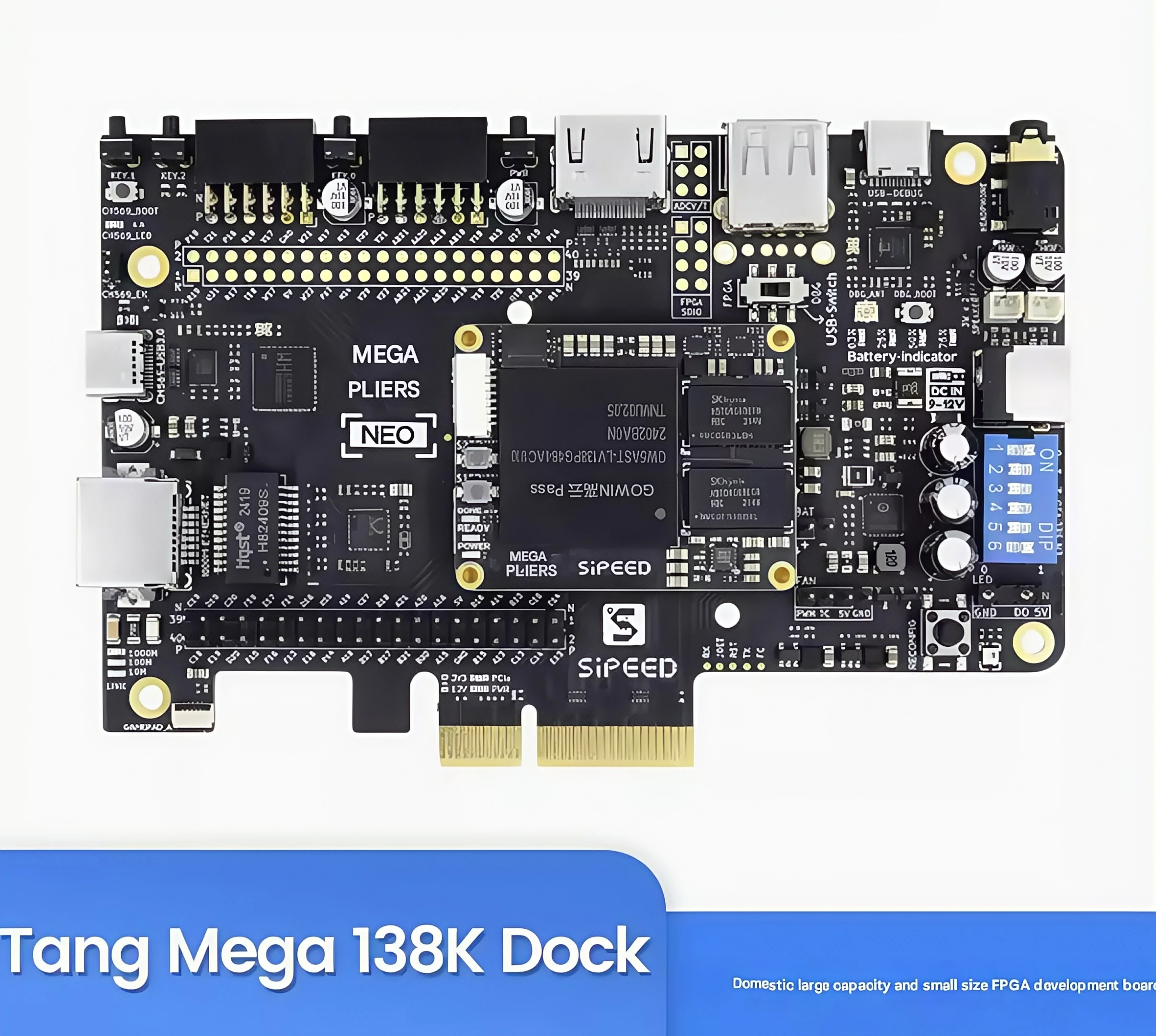 

Sipeed Tang Mega 60K 138K Dock Gaoyun GW5AST FPGA Development Board Jichuangsai