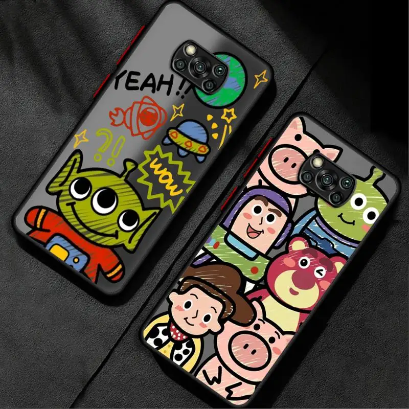 Disney Animation Toy Story phone case for Xiaomi mi 14 13 11 lite 9t 10c 9a 12 10t pro 13c 11t Los casos matte frosted fundas