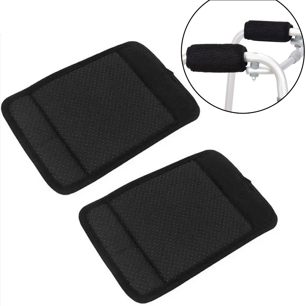 

2x универсальные моющиеся подушки для ручек ходунков, мягкие чехлы для рук для ручек-роллера, противоскользящие аксессуары для ходунков для инвалидных колясок